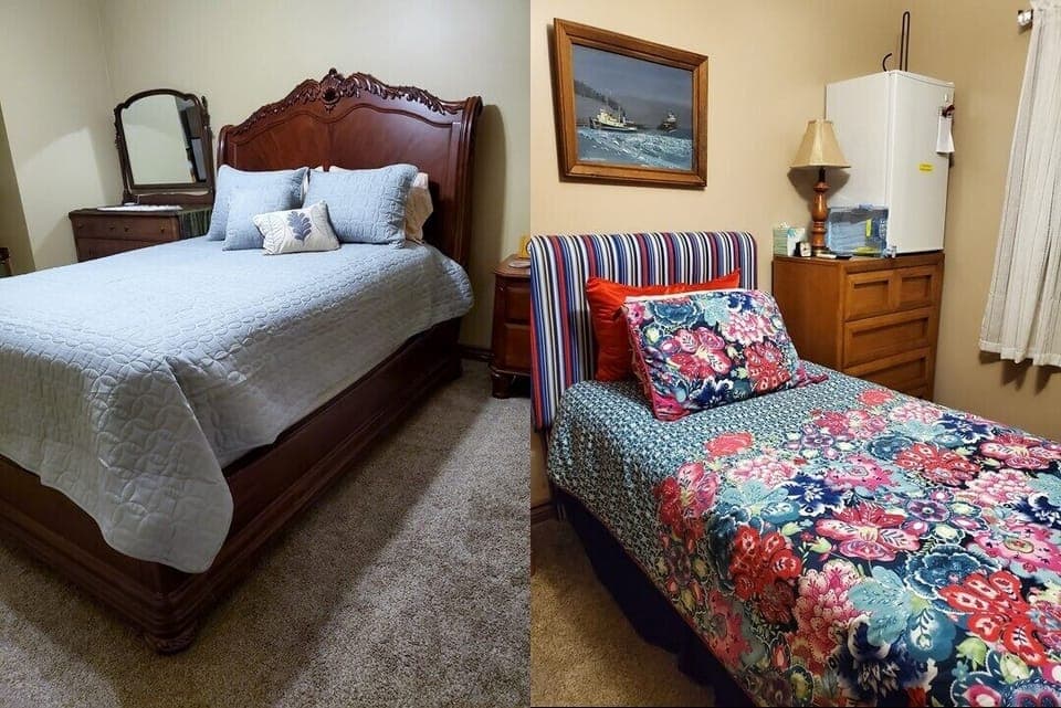 Deluxe Double Room, 2 Bedrooms, Refrigerator & Microwave | Egyptian cotton sheets, premium bedding, individually decorated