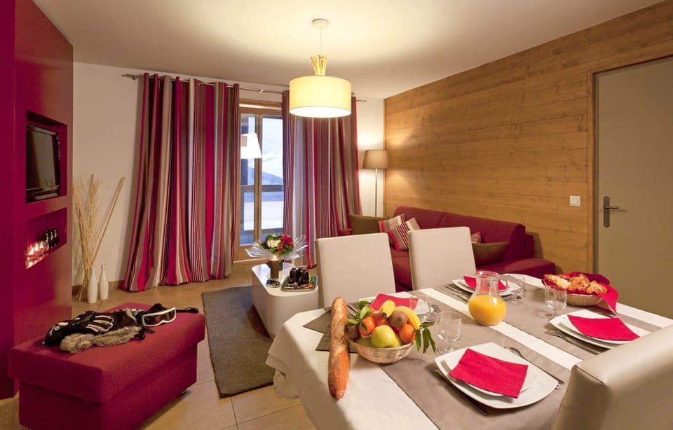 Reconnect with loved ones over a meal at the dining table.