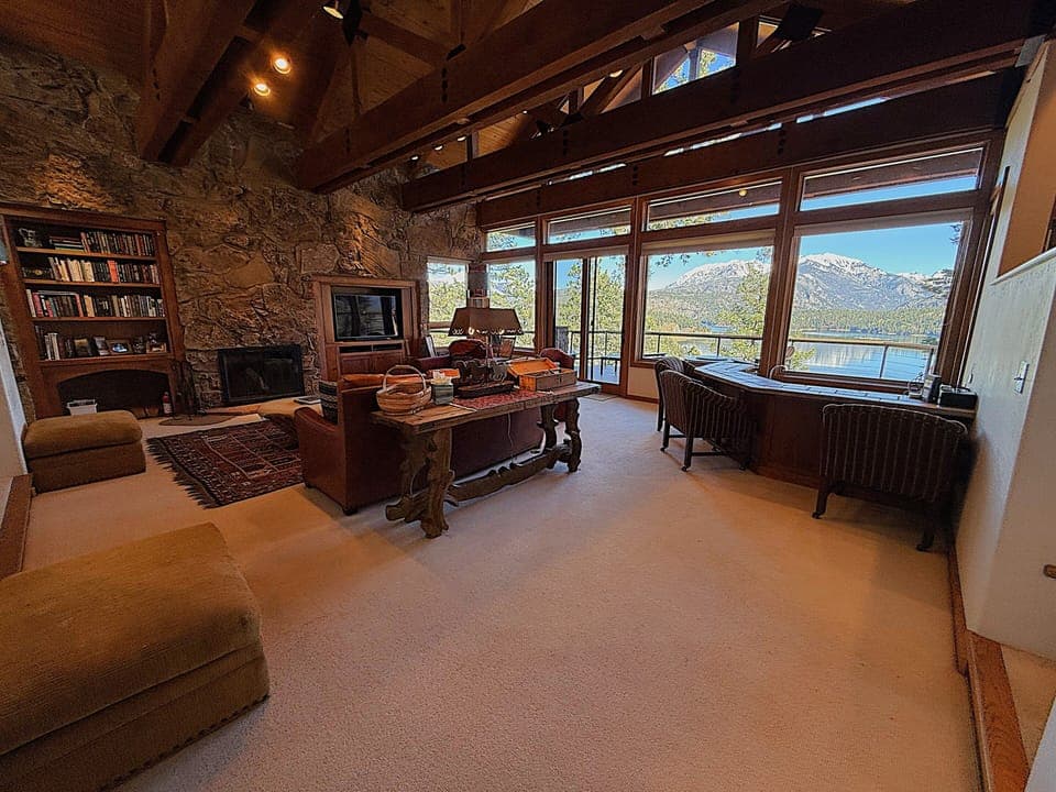 Living Room with Fireplace