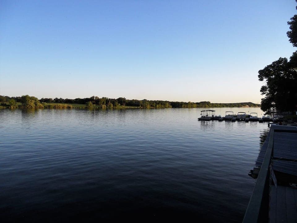 View of Lake LBJ from the waterfront