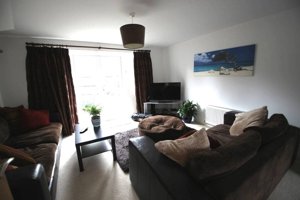 Living room overlooking garden