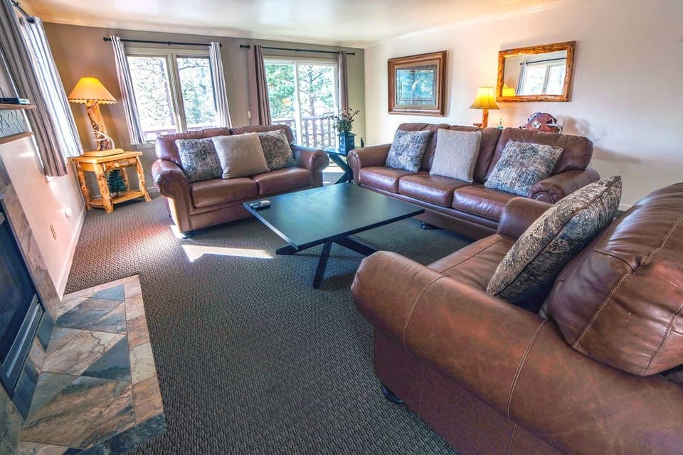 Living Room with Queen Sleeper Sofa