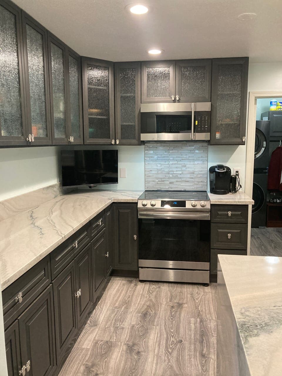 New Kitchen Convection Microwave and Air Fryer 