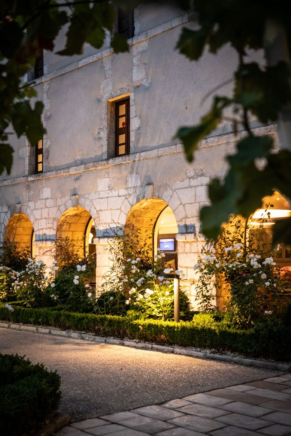 Front of property - evening/night