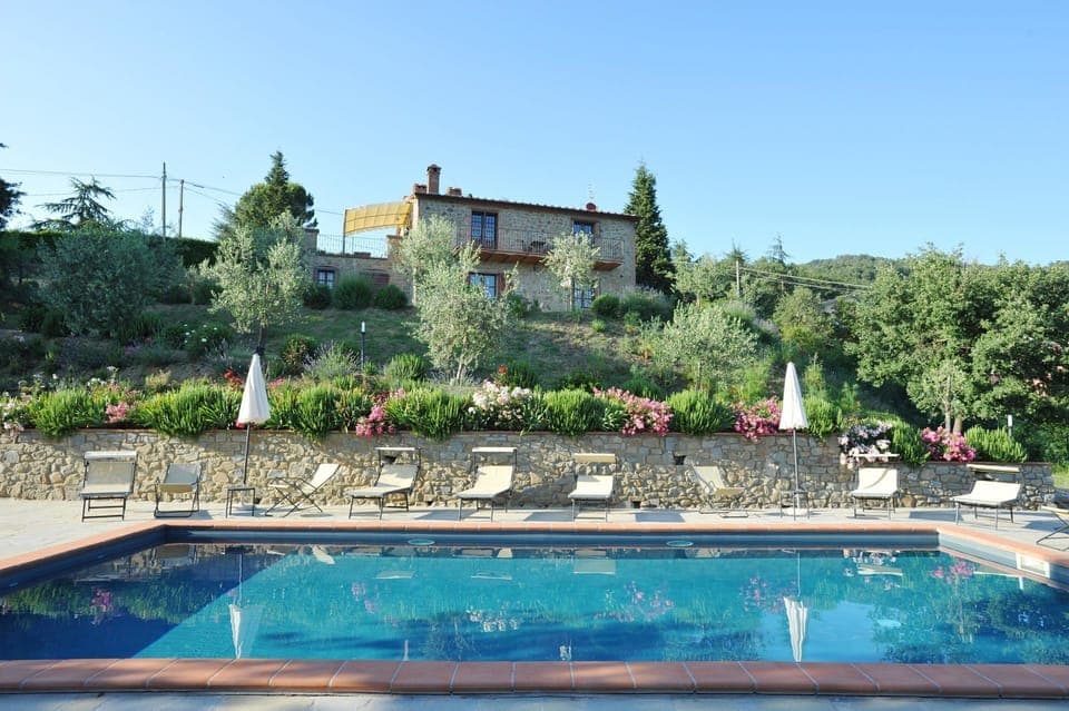 Swimming pool and outdoor view