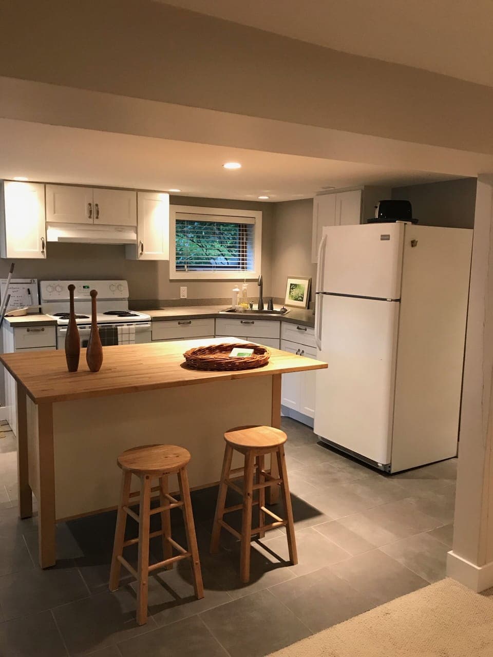 Kitchen island with seating