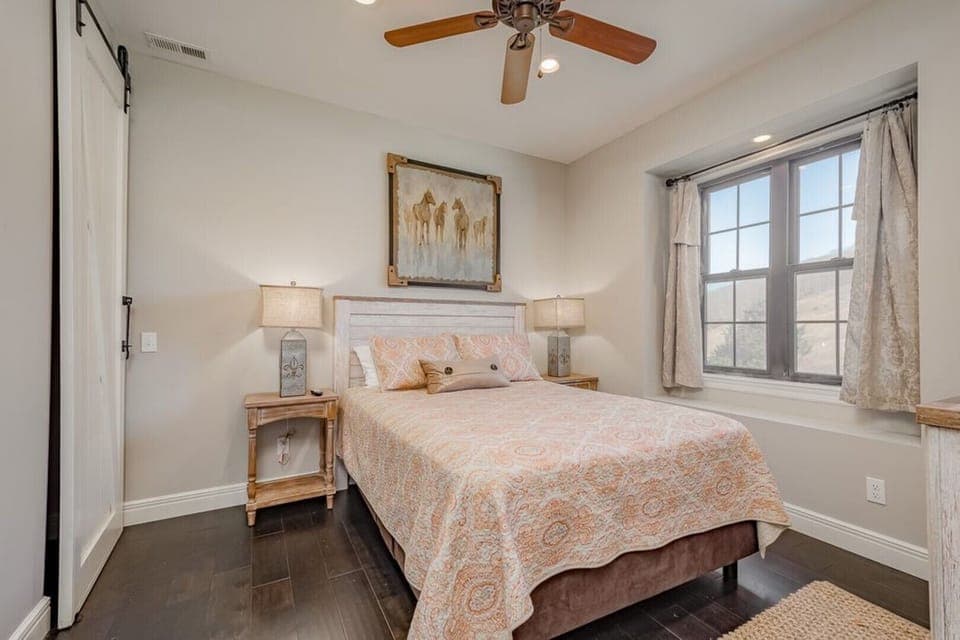 Get a restful night's sleep in one of the many lovely bedrooms.