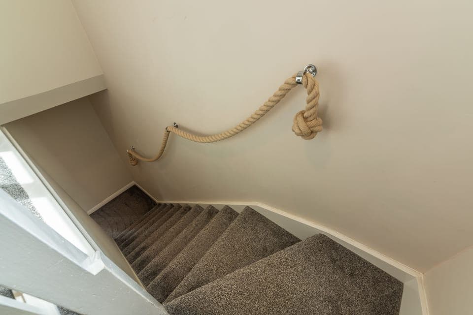 Stairs to the first floor