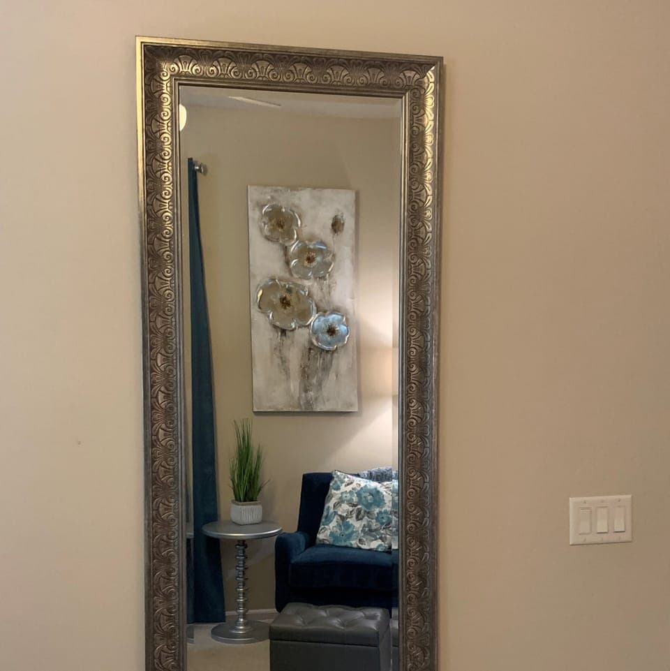 Full length mirror in second Master Suite