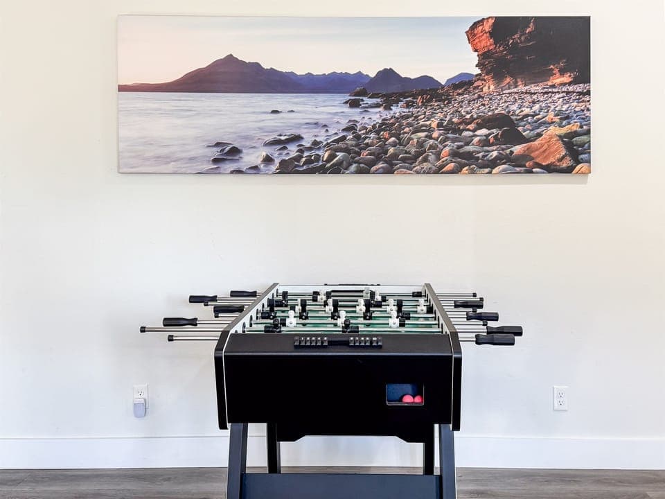 "There was plenty of space for everyone, and the layout worked perfectly. We especially loved the two levels of patios with lots of seating, the private hot tub, and the in-house game room, it kept both kids and adults entertained the entire time." Lance