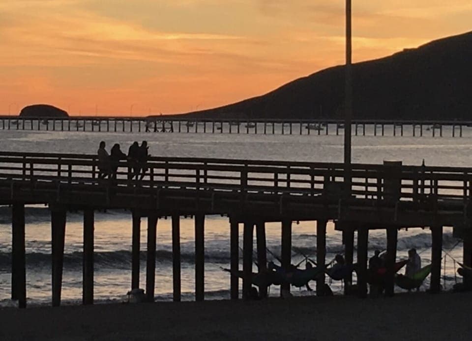 Avila Beach!  One of the gorgeous beach’s with 5 to 10 miles!