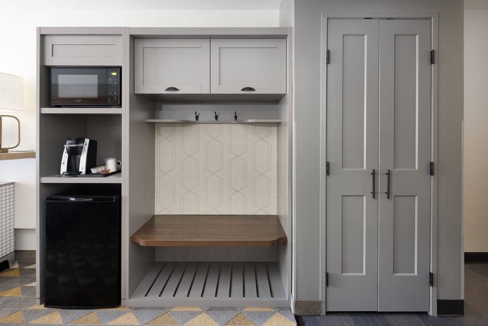 In-room safe, desk, blackout drapes, iron/ironing board