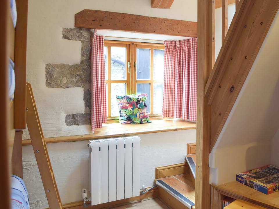 Quaint bedroom with bunk beds | The Byre - Lyserry Barns, Bosherston, near Pembroke