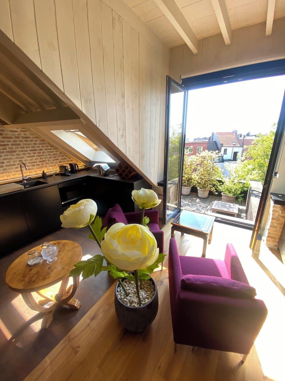 Presidential Penthouse, Garden View | Private kitchen | Espresso maker, coffee/tea maker, electric kettle