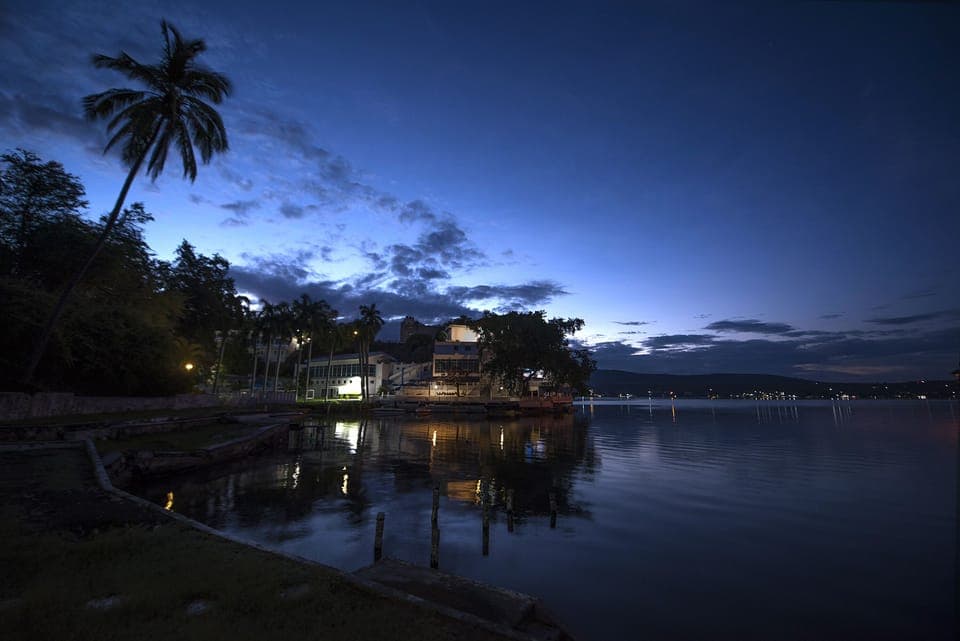 Front of property - evening/night