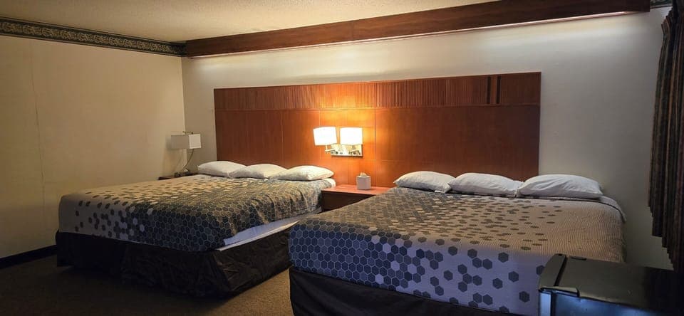 Basic room , 2 King Beds | Desk, iron/ironing board, free WiFi, bed sheets