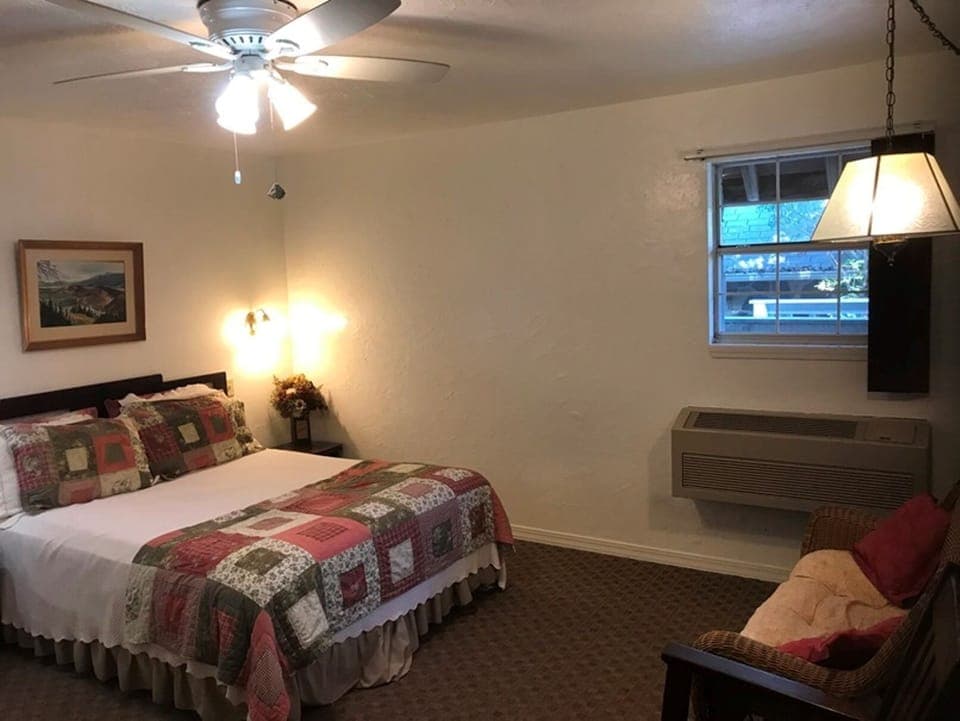 Lots of light from the windows.