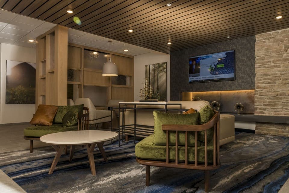 Lobby sitting area