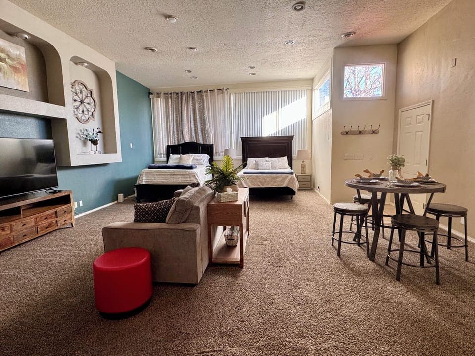 Main living room area with open concept