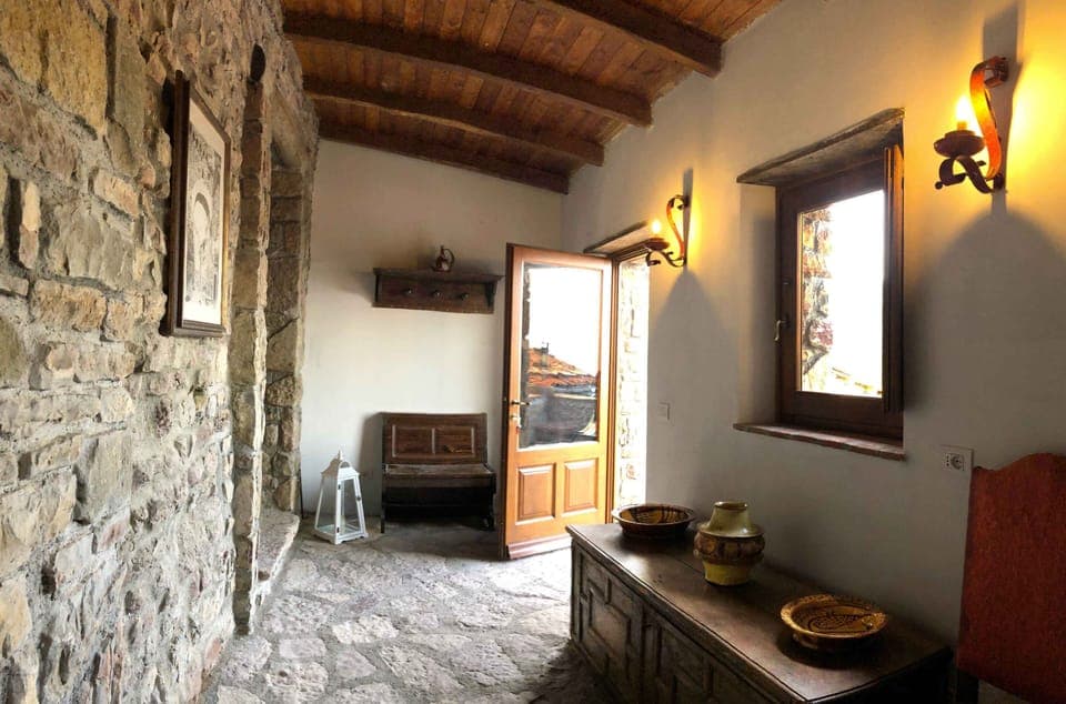 entrance hall to the house