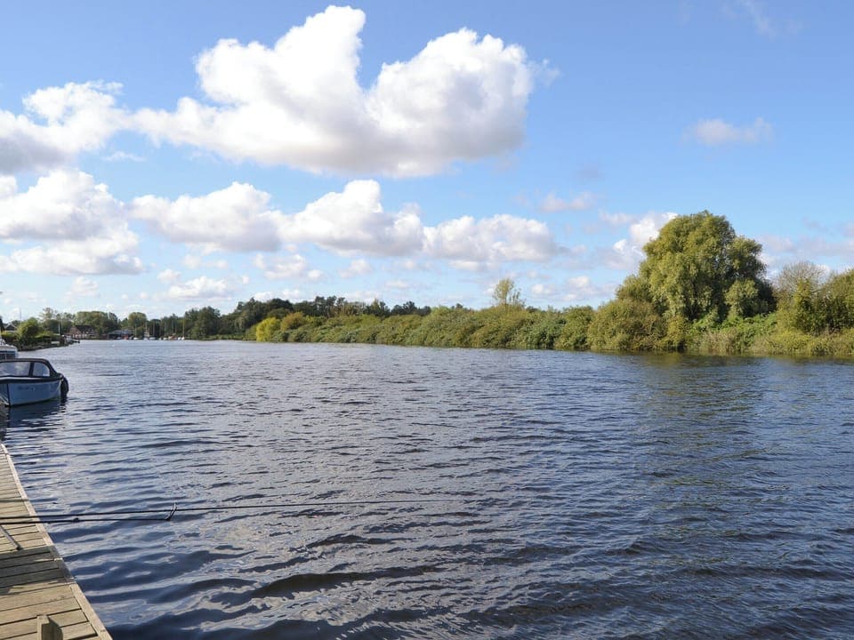 Picturesque view from the mooring | Pintail, Brundall, near Norwich