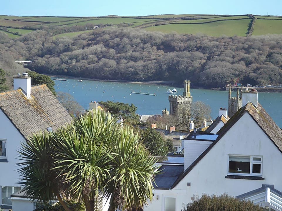 Lovely view over the town looking down to the river | Riverview, Fowey