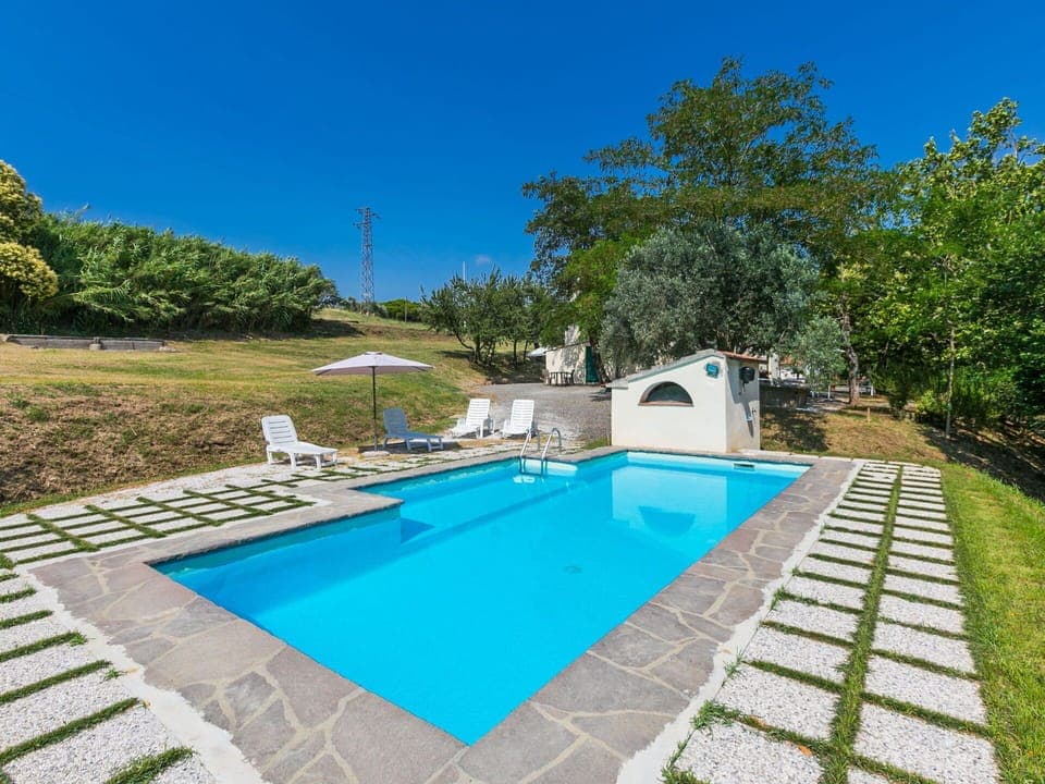 Water, Plant, Property, Swimming Pool, Sky, Azure, Shade, Chair, Tree, Rectangle