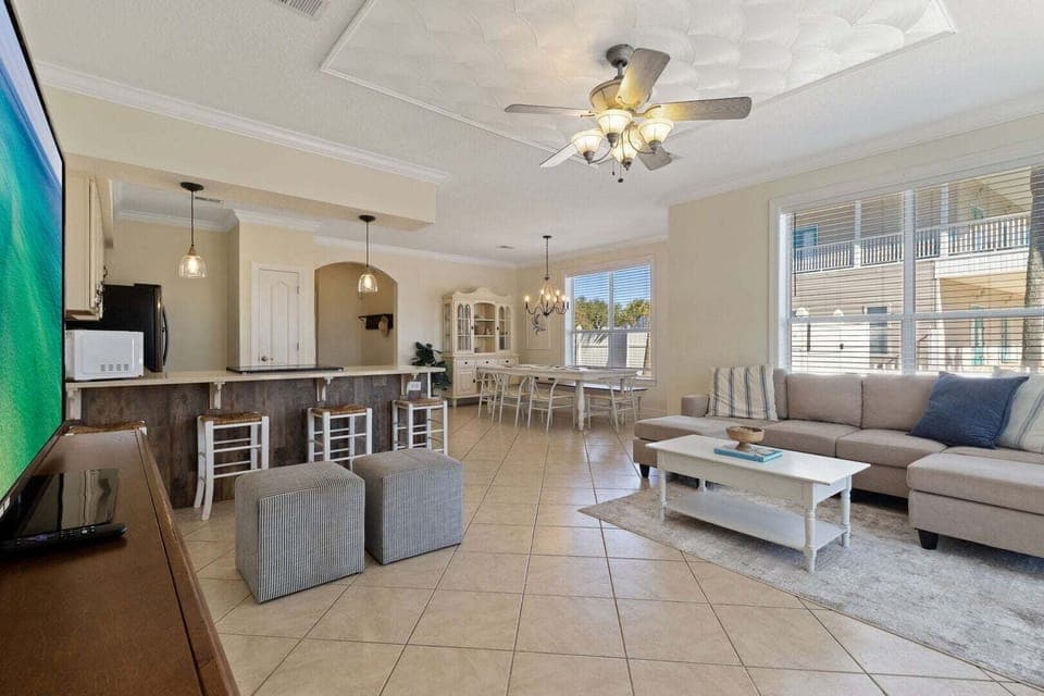 Right side living and kitchen space
