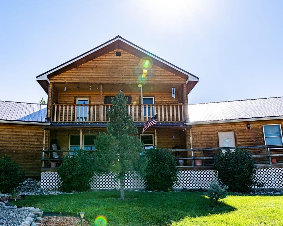 Your home away from home. Private entrance and apartment is in the right wing