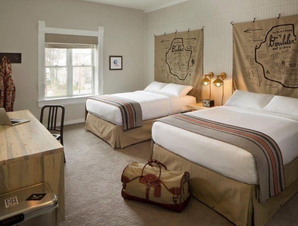 Premium bedding, pillowtop beds, in-room safe, desk