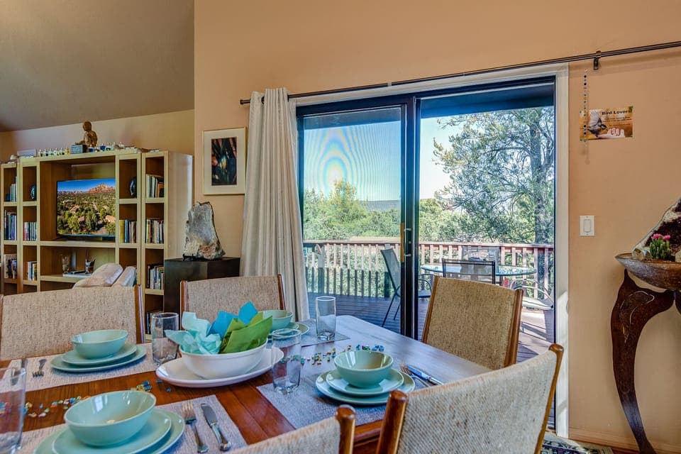 Or Enjoy the Views from the Indoor Dining Area