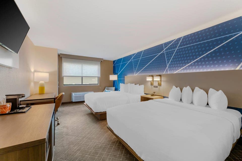 In-room safe, desk, blackout drapes, iron/ironing board