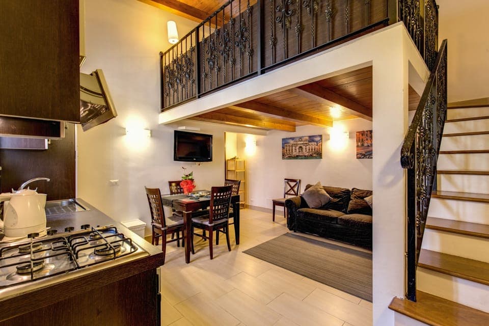 Apartment, 2 Bedrooms | Living room | 32-inch LCD TV with satellite channels, TV