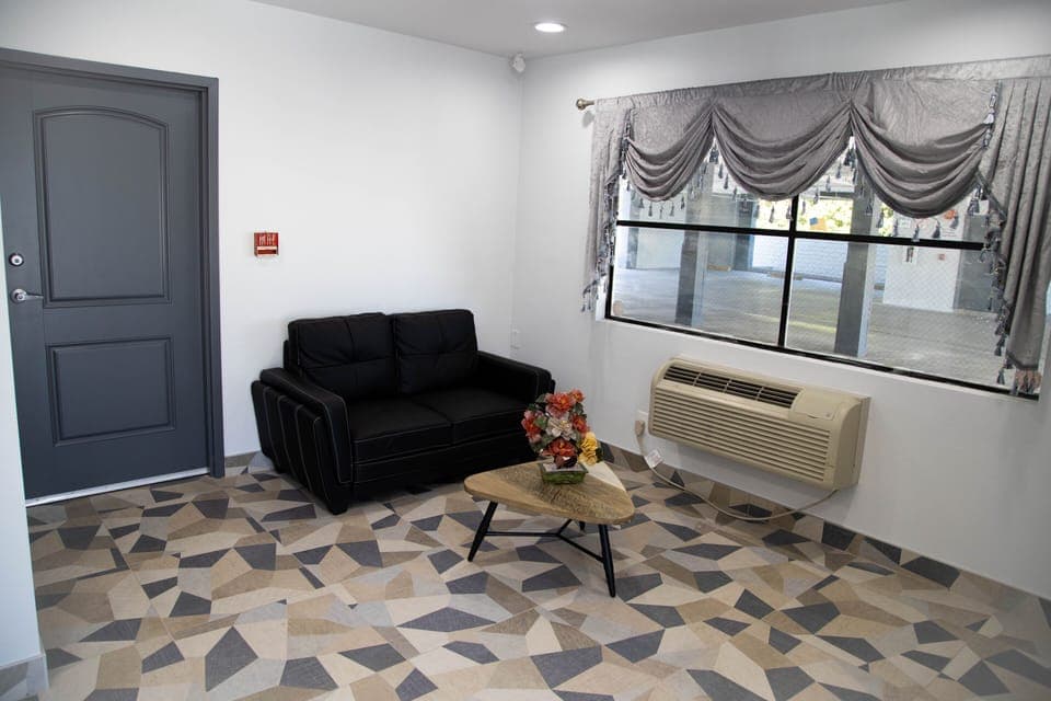 Interior entrance