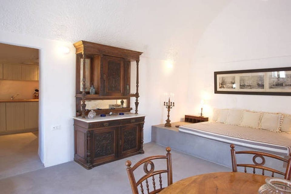 House of the 7 ships. Upper level house
The living room