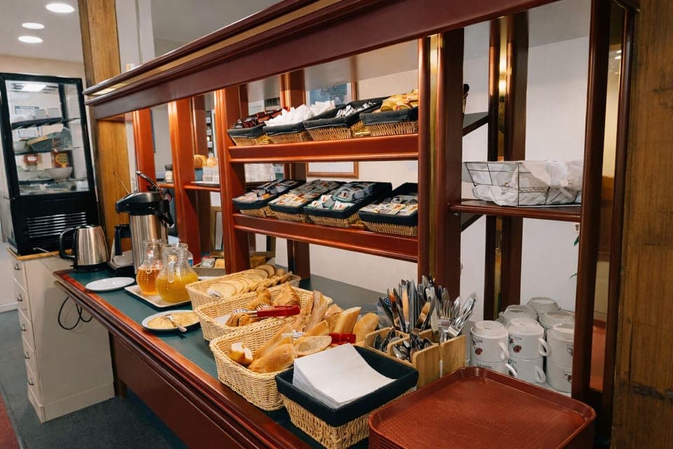 Daily buffet breakfast (EUR 8.00 per person)