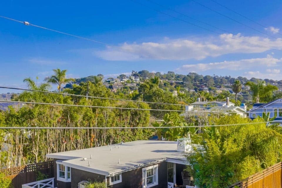 views from the master bedroom