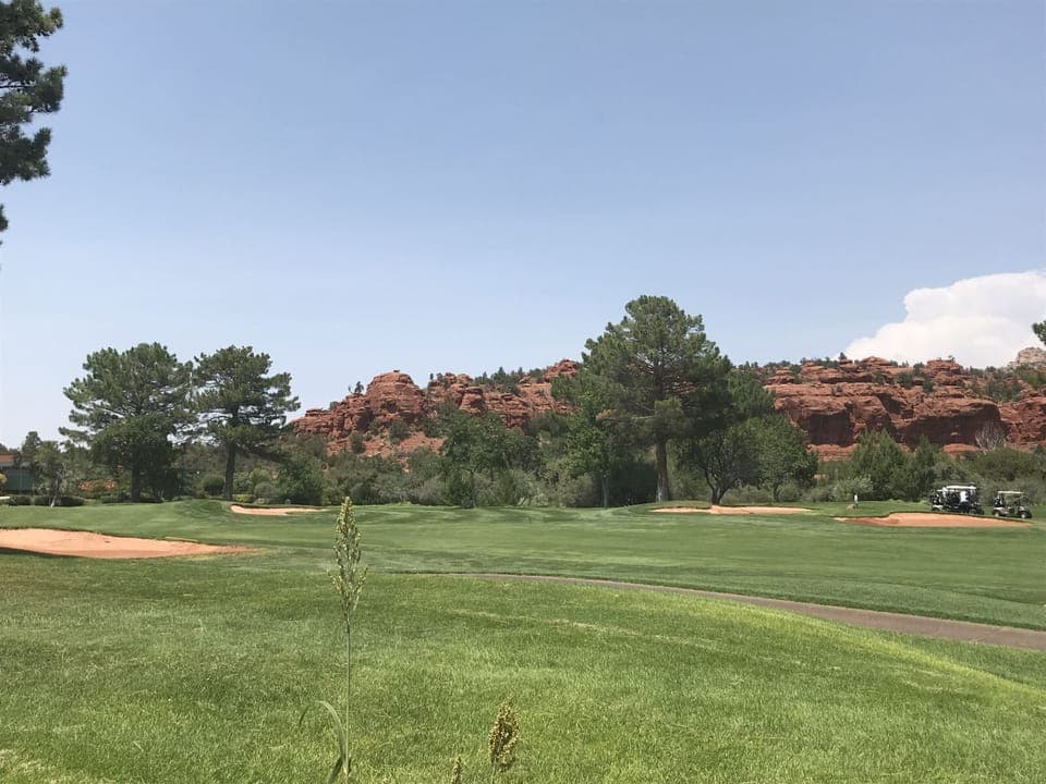 And idyllic Sedona golf views