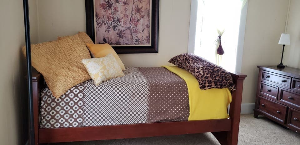 comfortable extra long single bed