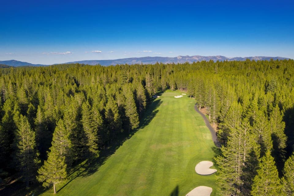Stunning views at the golf course in Tahoe Donner