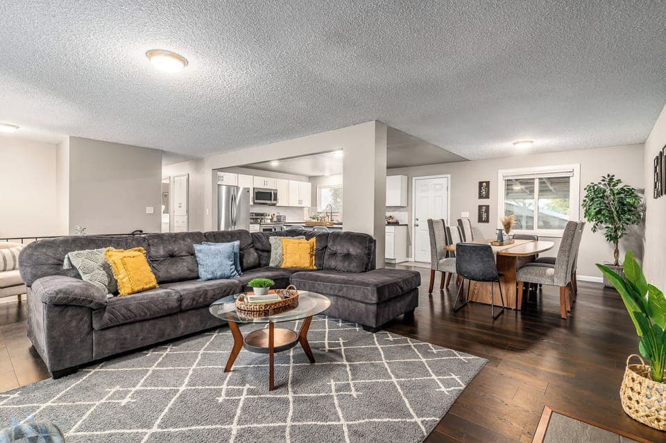 Open concept Family Room, just off kitchen and dining room.  Lots of room.