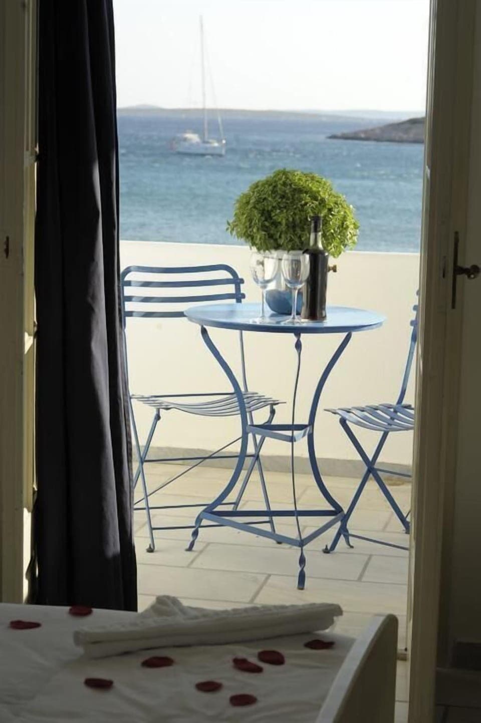 Double or Twin Room, Sea View | Balcony view