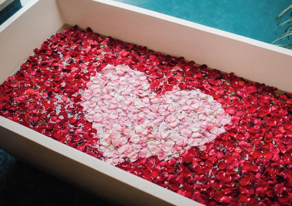 Villa, 1 Bedroom, Private Pool | Bathroom | Separate tub and shower, slippers, towels, soap