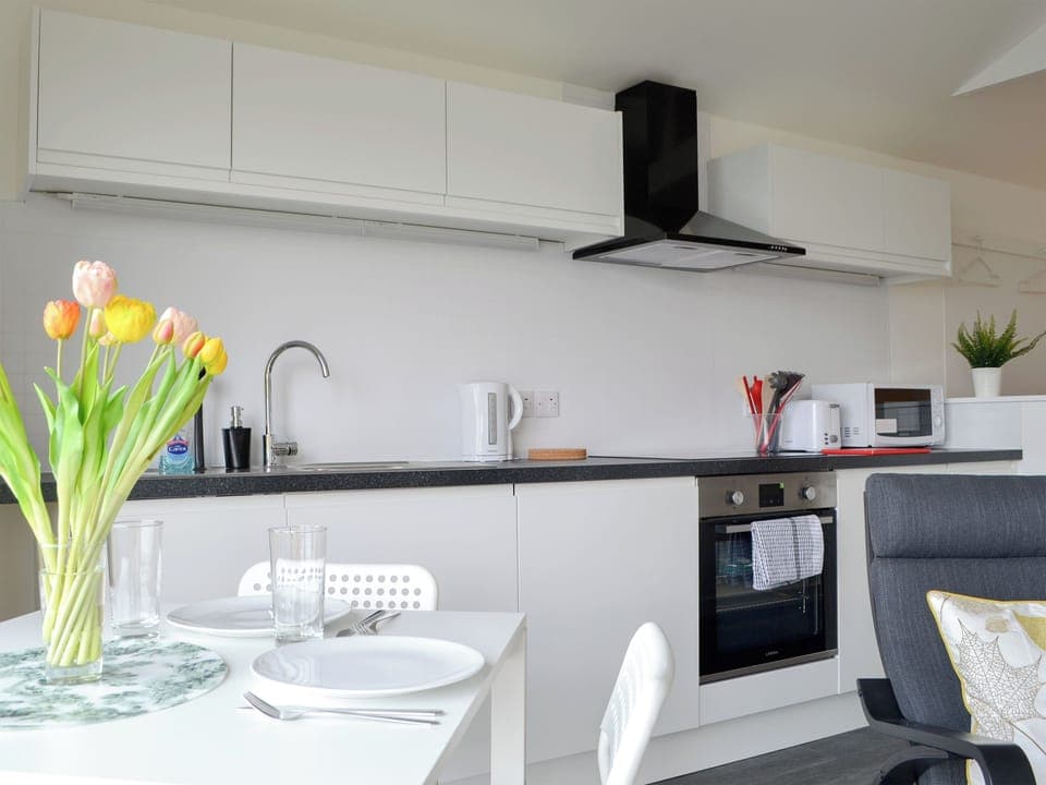 Well equipped kitchen area | The Isle View Nest - Number Five Isle View, Lower Harrapool, near Broadford