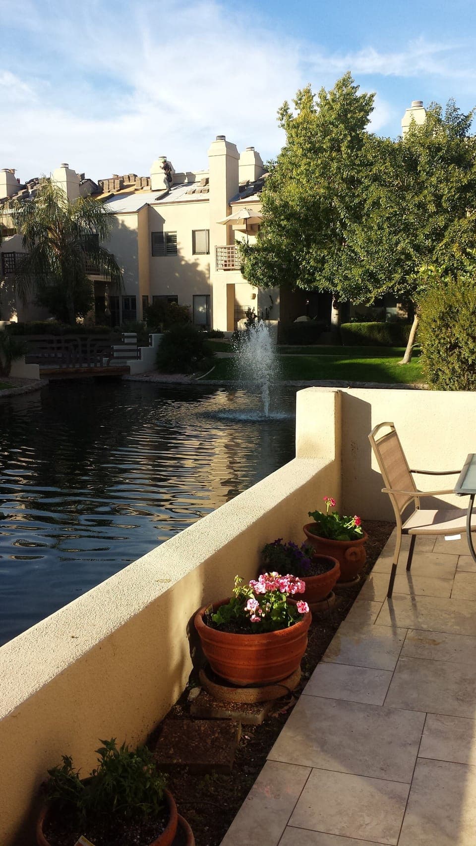 Patio on Lagoon