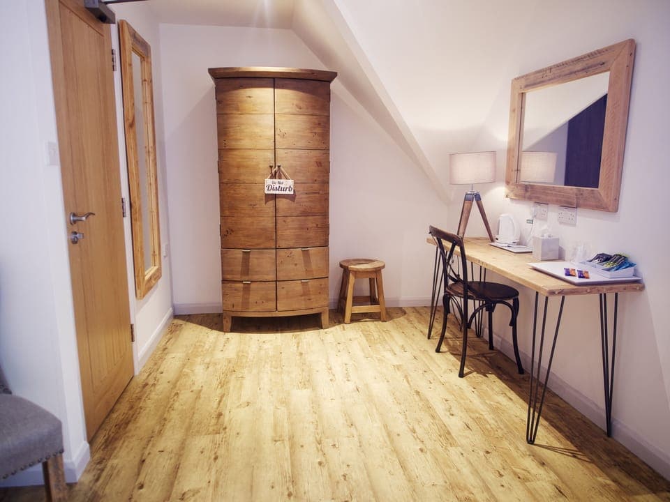 Room 1 (Not Dog Friendly Room) | Individually furnished, desk, iron/ironing board, bed sheets