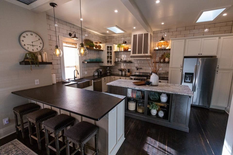 The kitchen is fully equipped for whatever needs you may have.  
