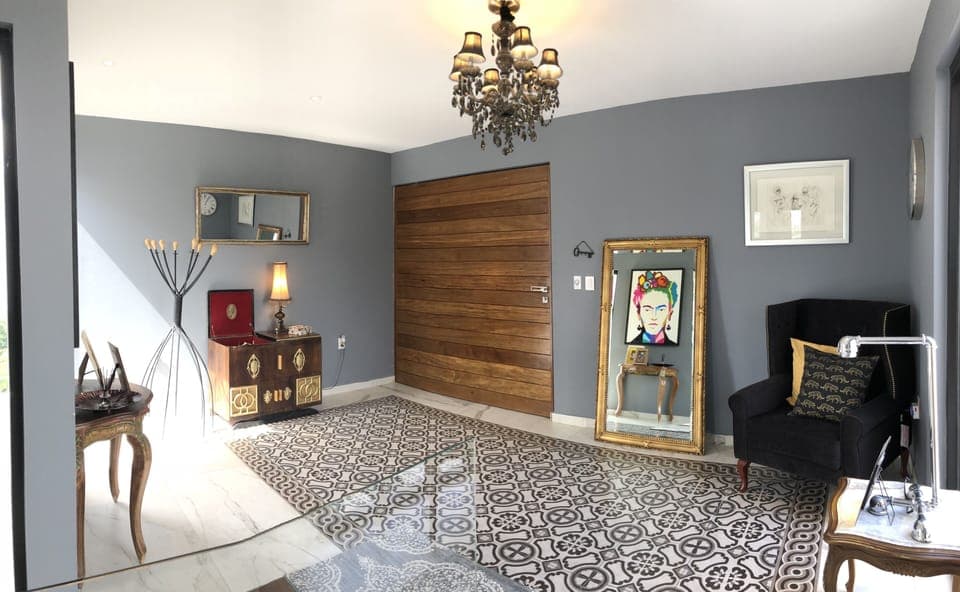 Entrance hall, 3 main bedrooms are at street level, social area downstairs