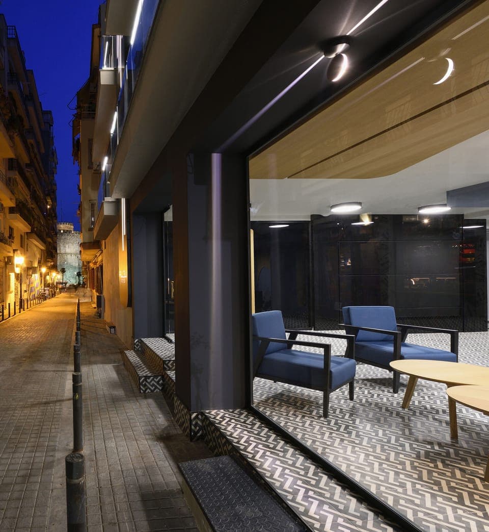 Front of property - evening/night