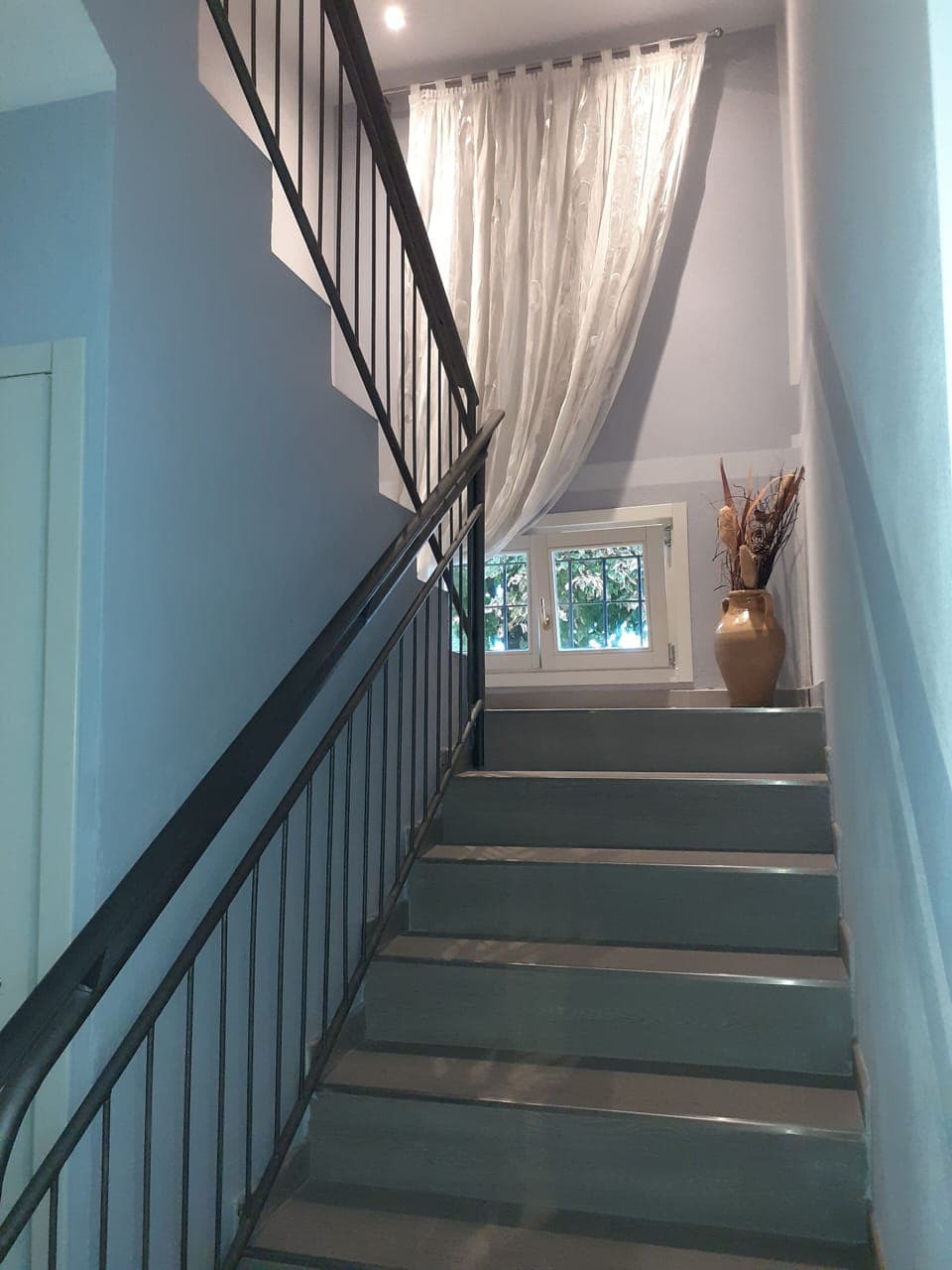 Handrails in stairways